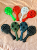 A selection of Hera paddles in different colors.